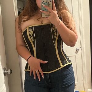 Corset Story Sipped Embroidery Corset Size 30”